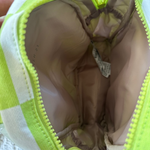 Canvas Neon Green Backpack - Picture 6 of 6